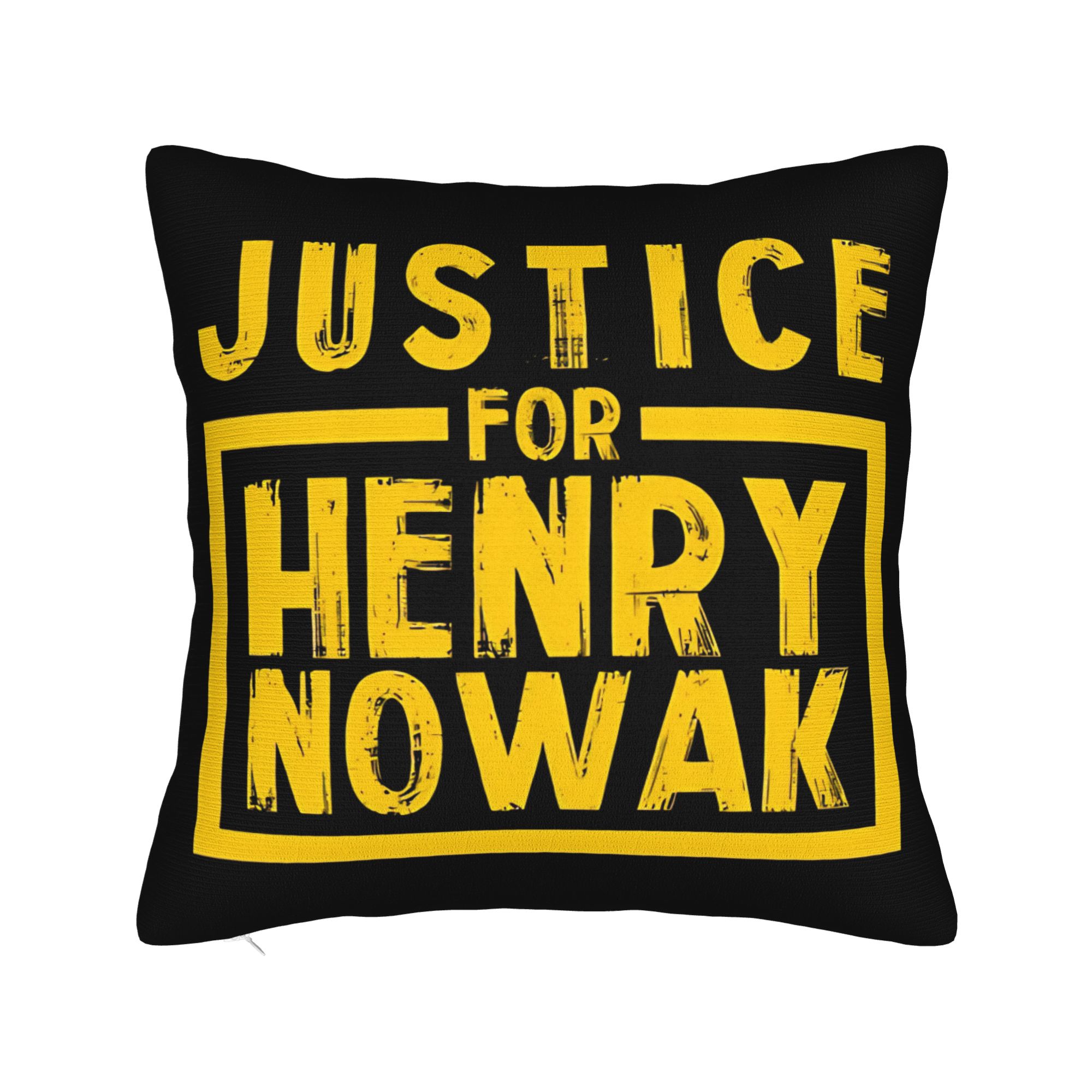 Home Decor Medan - Funda de almohada decorativa Justice-for-Henry-Nowak Merch