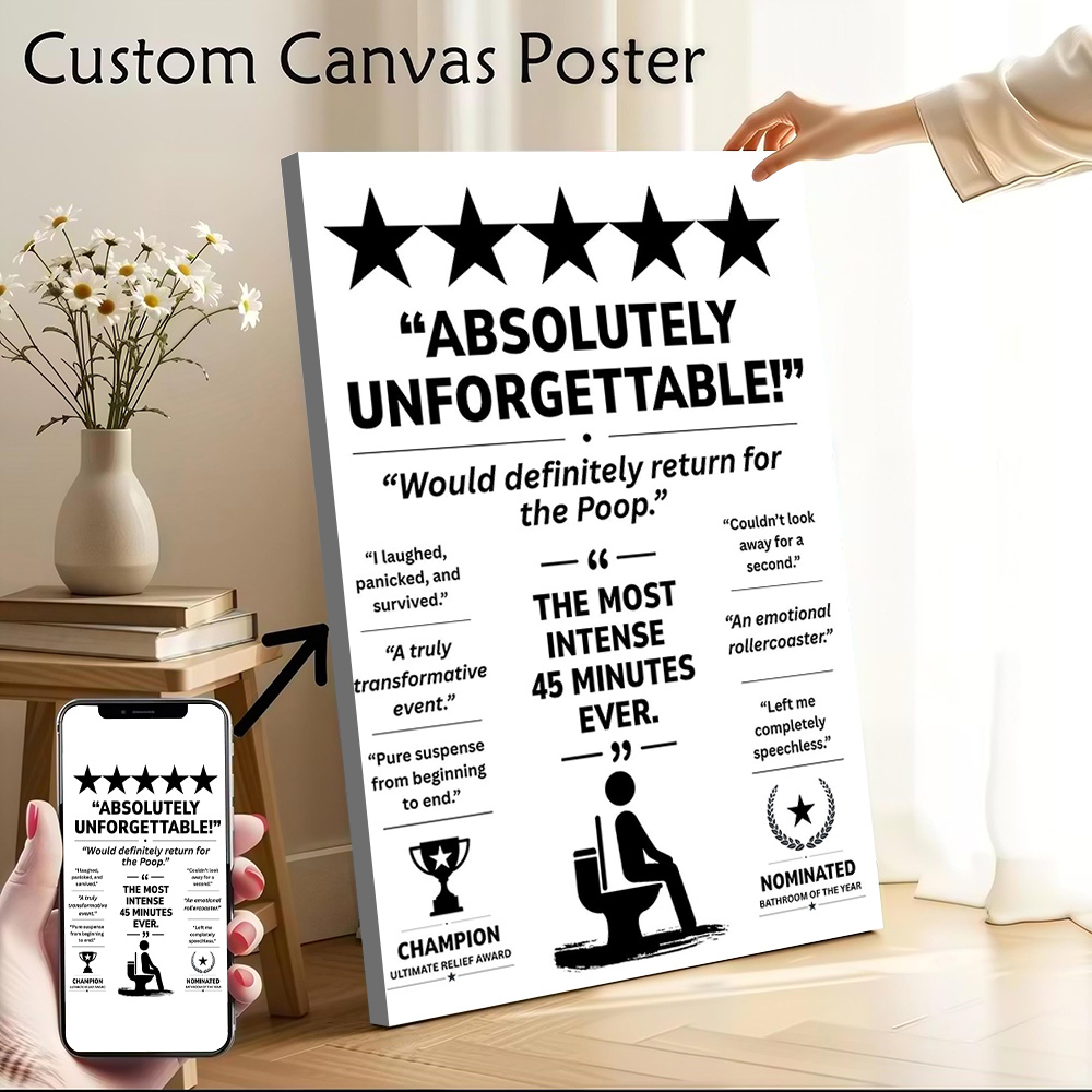 Review Home Decor - Póster de lienzo impreso con diseño