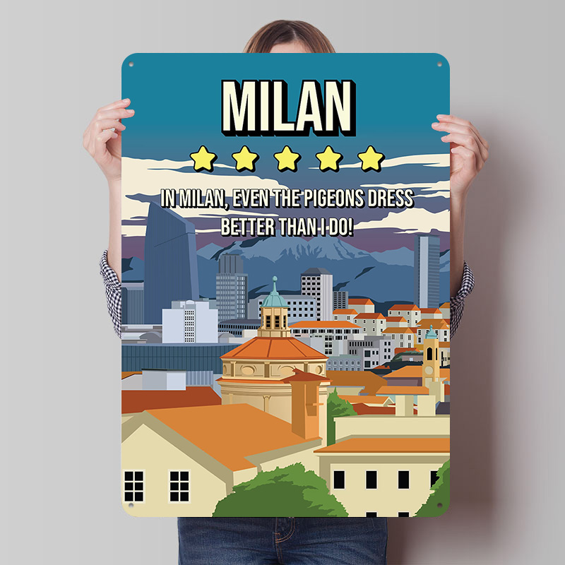 Review Home Decor - Milan Funny Review - Póster de