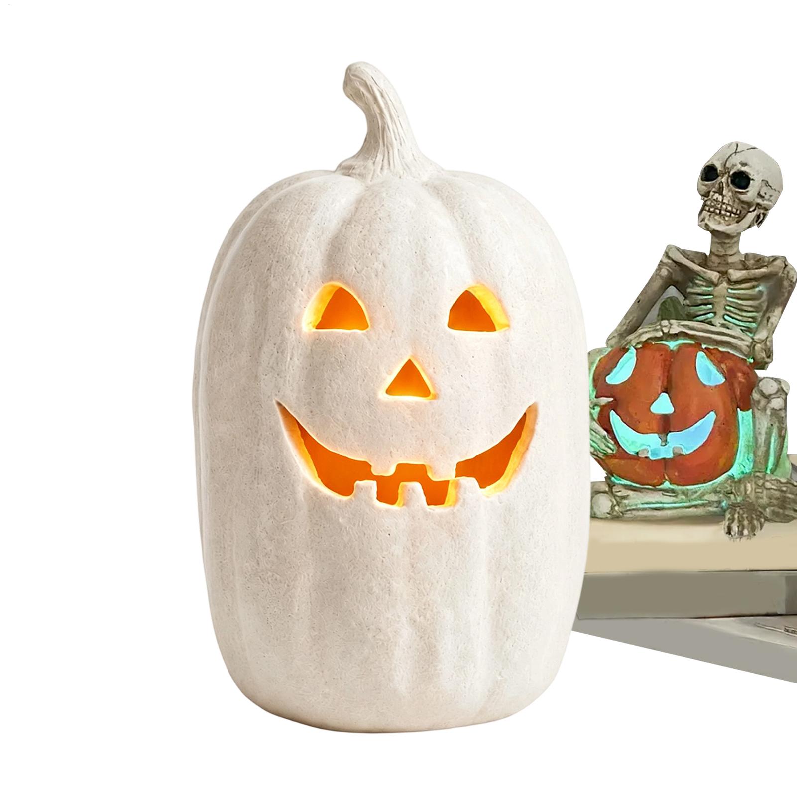 Home Decor Handmade - Manualidades de calabazas de Halloween, centro