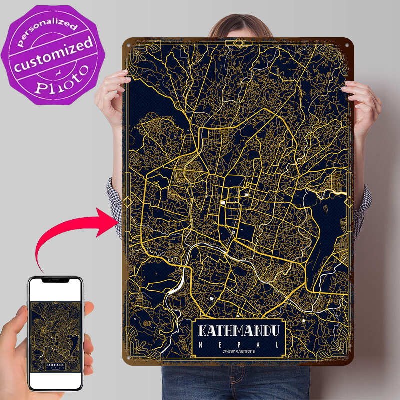 Home Decor Kathmandu - Mapa de la ciudad de Kathmandu,