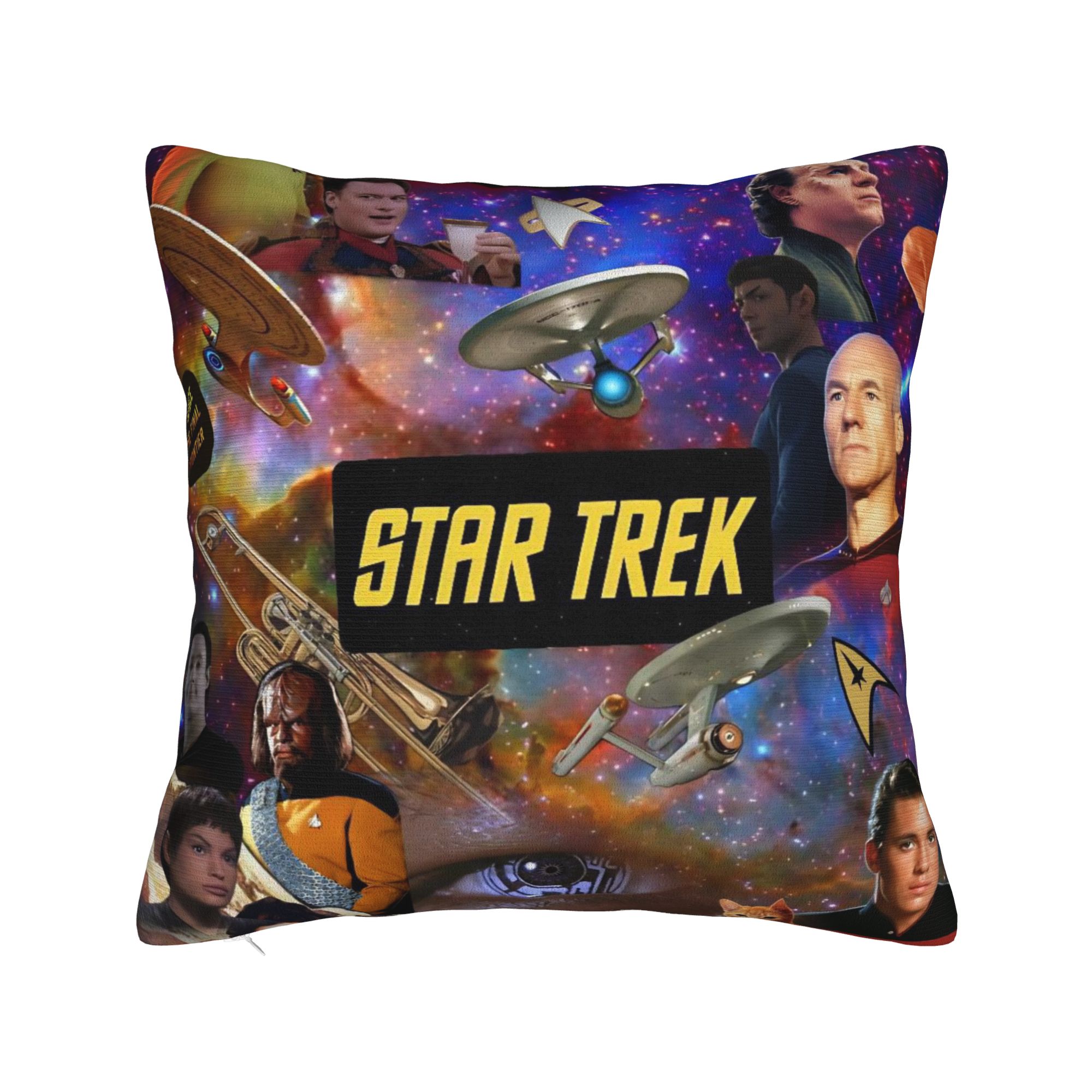 Home Decor Medan - Funda de almohada decorativa Stars Treks