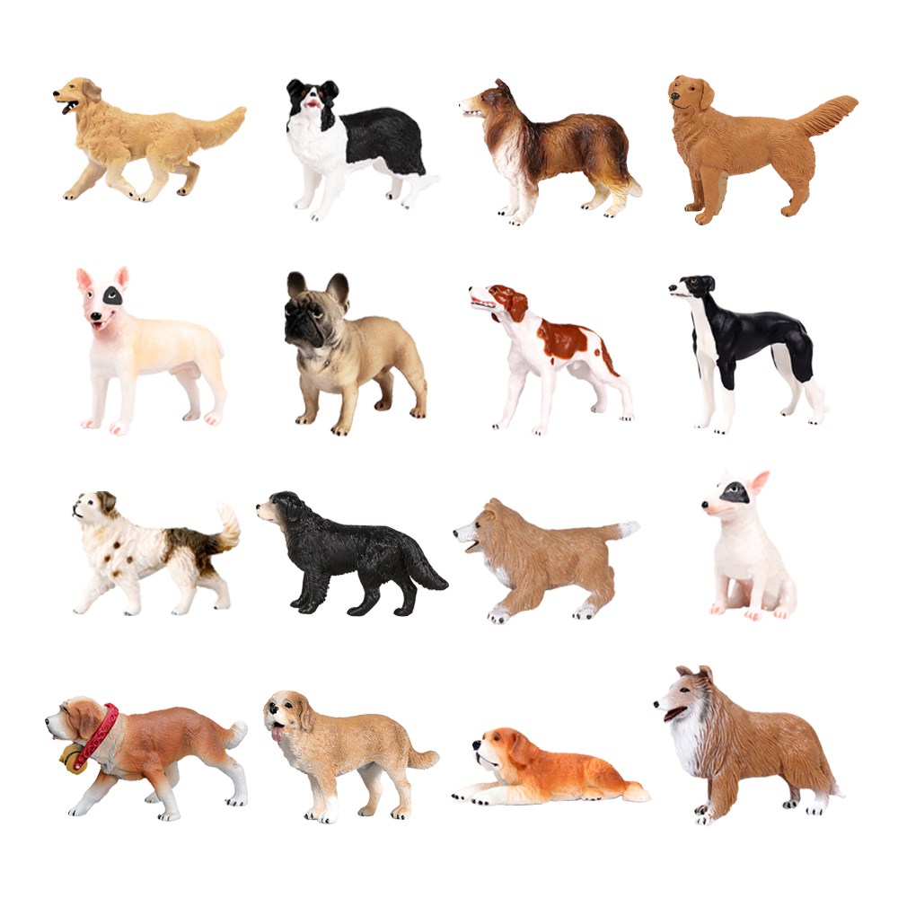Review Home Decor - Figuras de animales de perro Golden