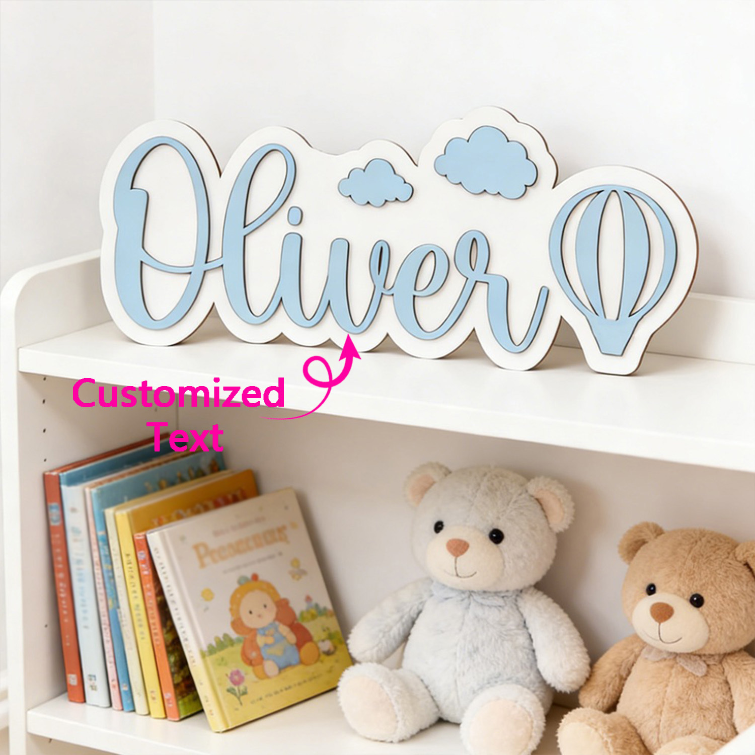 Home Decor For Wedding - Letrero Personalizado para Habitación con Globo