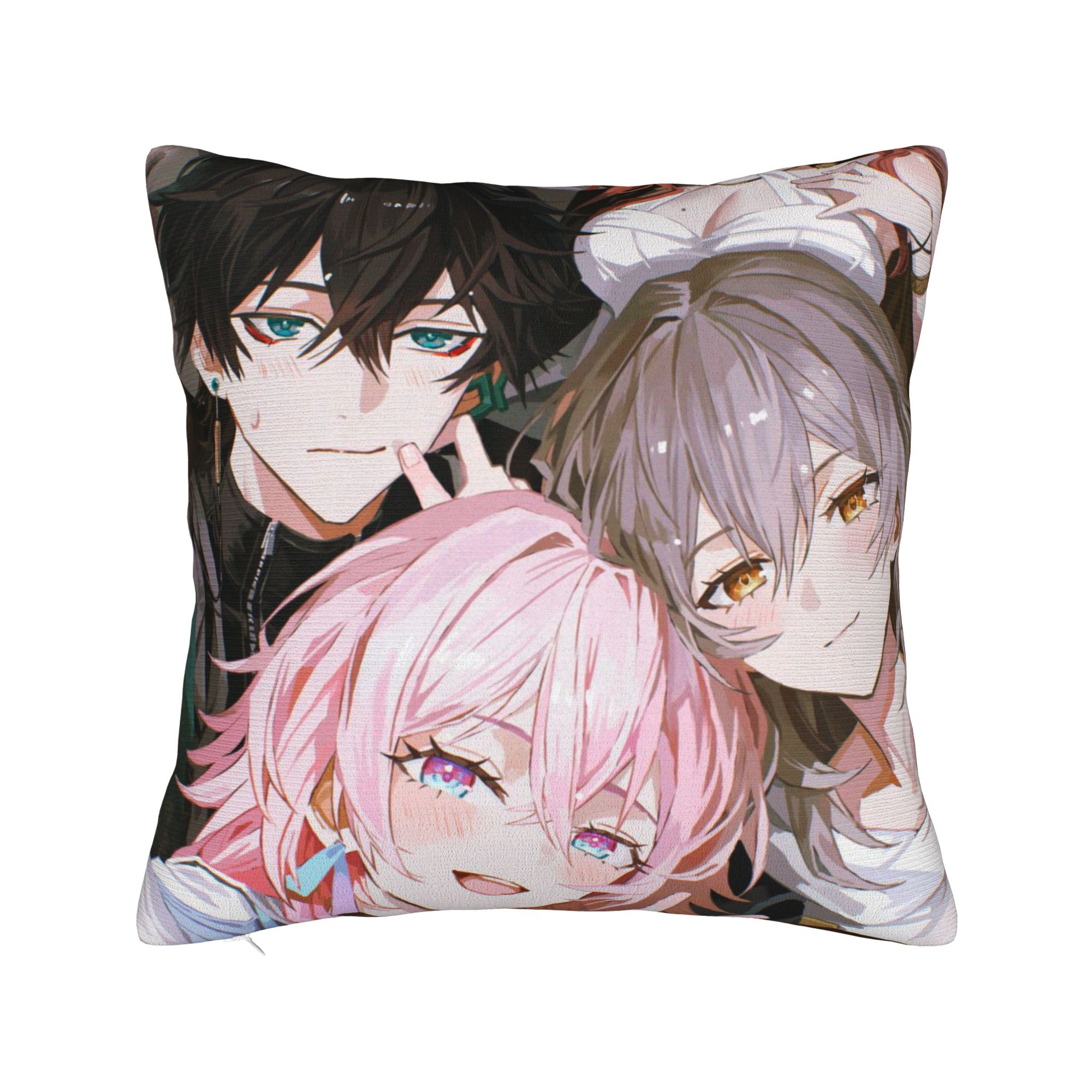 Home Decor Medan - Funda de almohada decorativa Honkai Star