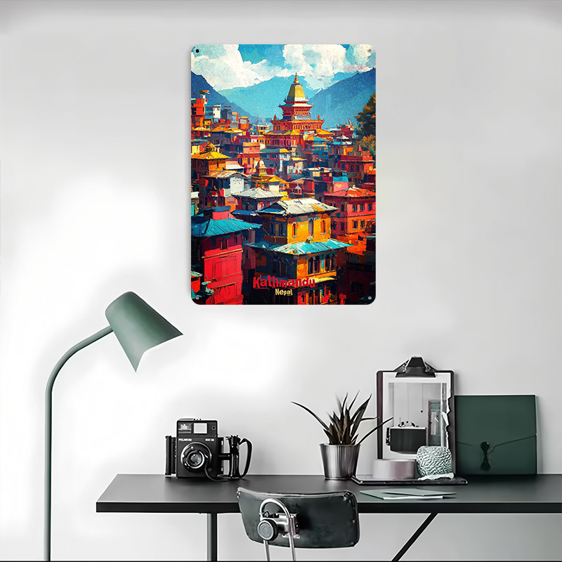 Póster con Textura Impresa en  - Home Decor Kathmandu reseña y precio