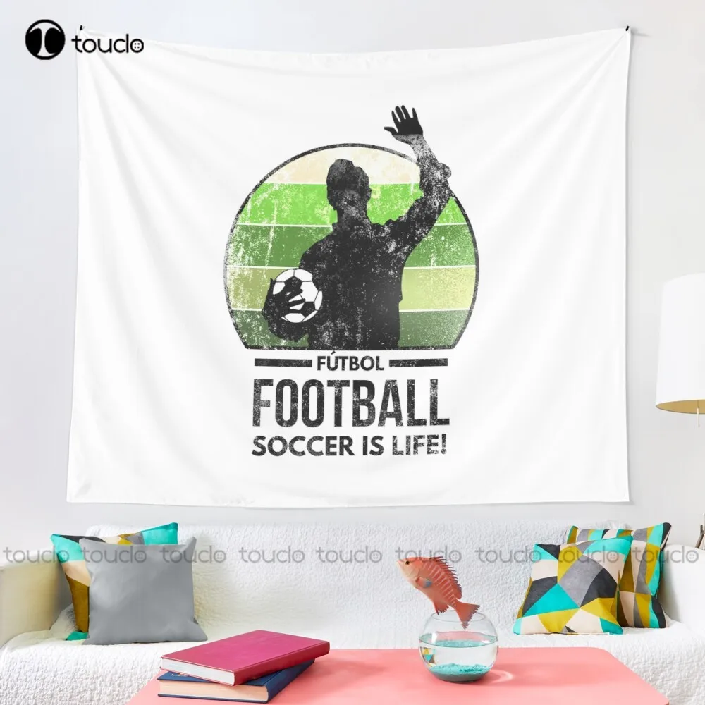 Nuevo tapiz de fútbol de fútbo - Review Home Decor reseña y precio