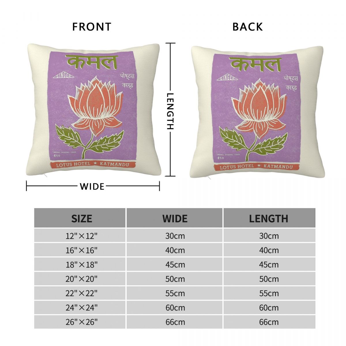 Funda de almohada cuadrada Lot - Home Decor Kathmandu reseña y precio