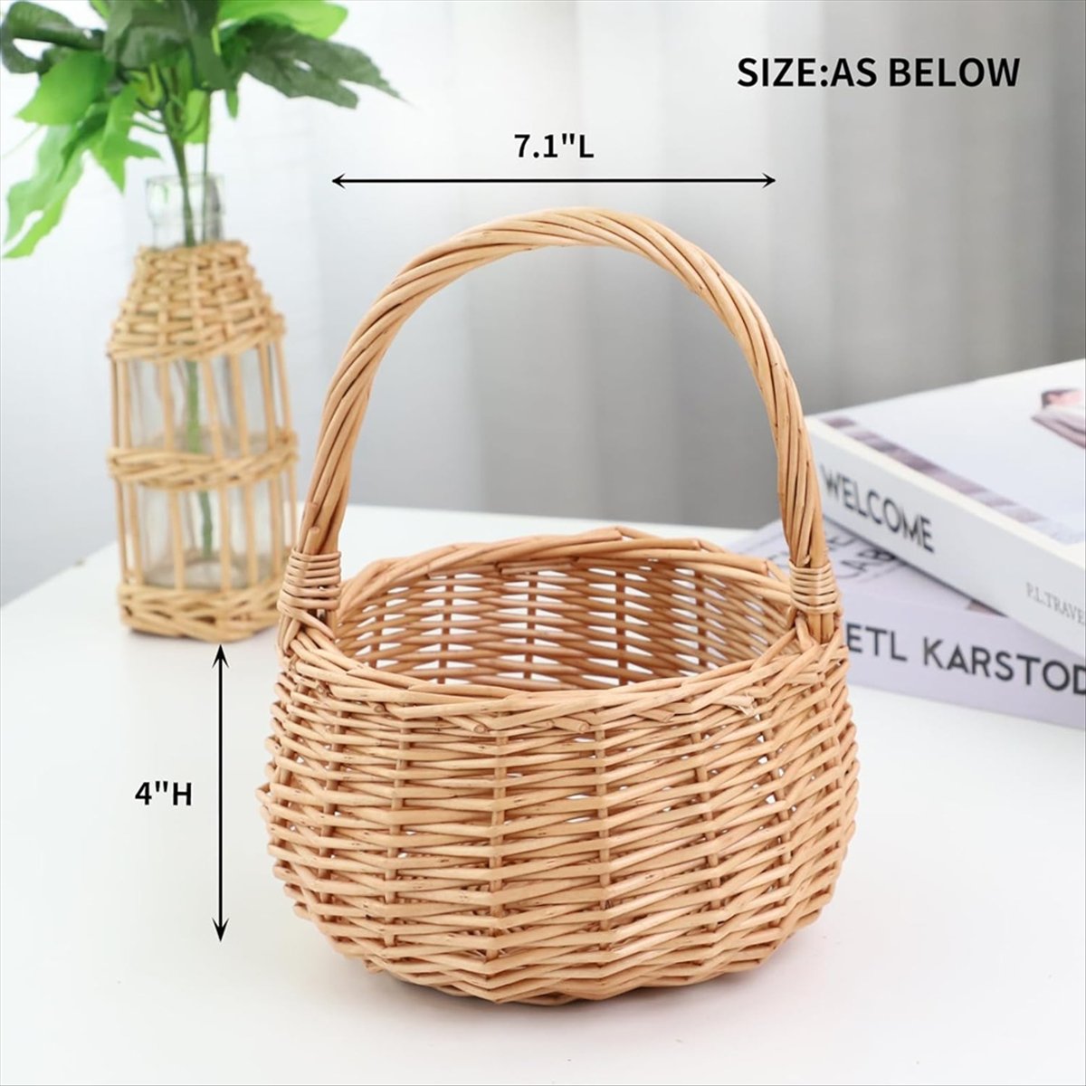 Cesta de mimbre para pícnic co - Home Decor For Wedding reseña y precio