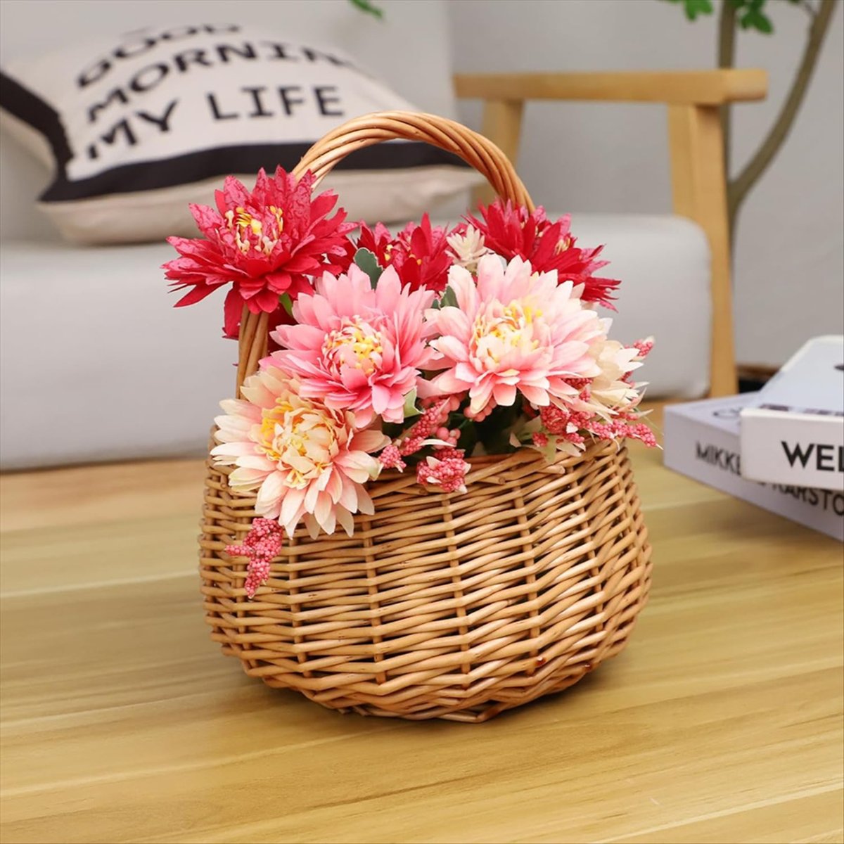 Cesta de mimbre para pícnic co - Home Decor For Wedding reseña y precio