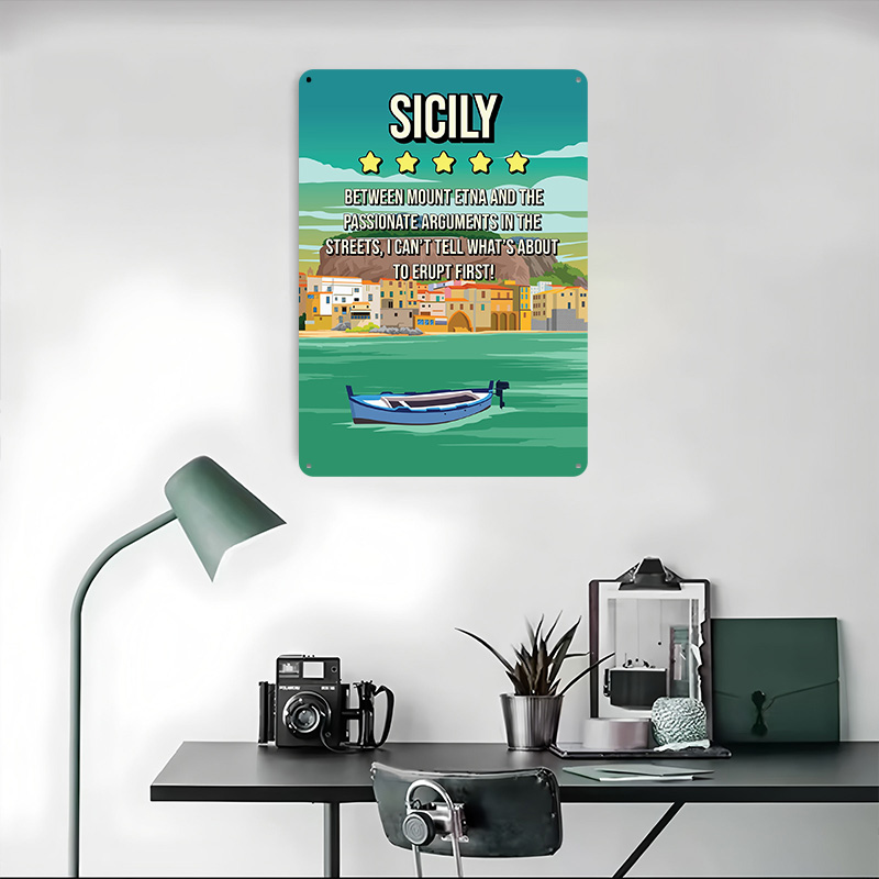 Póster Impreso de Viajes con D - Review Home Decor reseña y precio