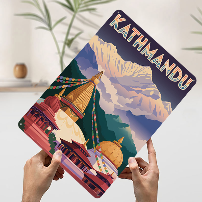 Póster de metal personalizado  - Home Decor Kathmandu reseña y precio