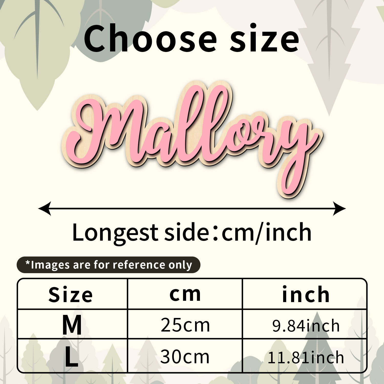 1 Etiqueta de Madera Personali - Home Decor For Wedding reseña y precio