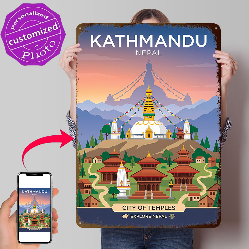 Póster Metálico 3D Texturizado - Home Decor Kathmandu reseña y precio
