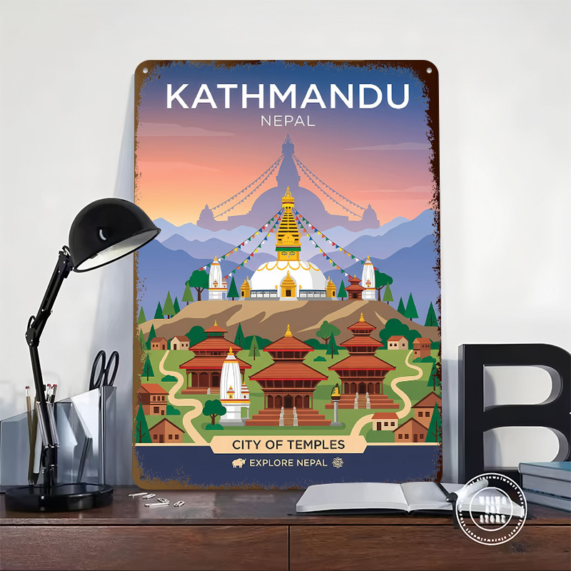 Póster Metálico 3D Texturizado - Home Decor Kathmandu reseña y precio