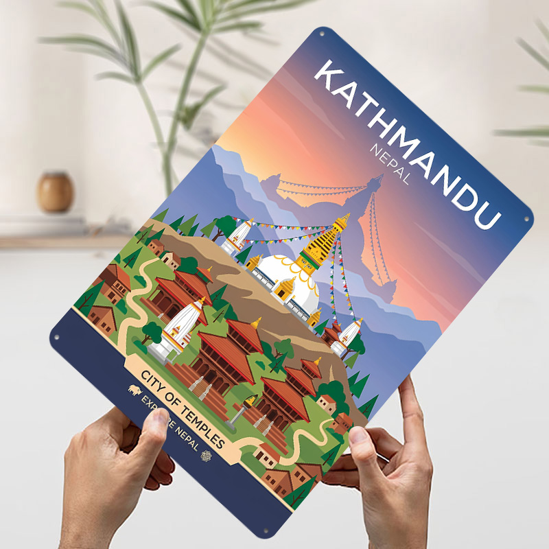Póster Metálico 3D Texturizado - Home Decor Kathmandu reseña y precio