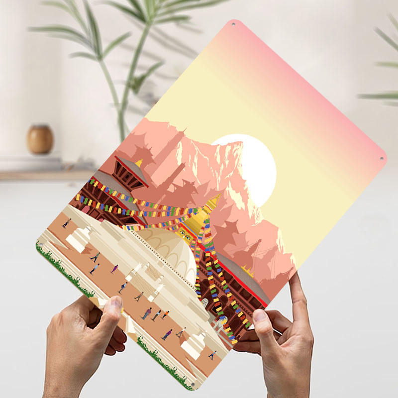 Póster de Viaje a Kathmandú, I - Home Decor Kathmandu reseña y precio