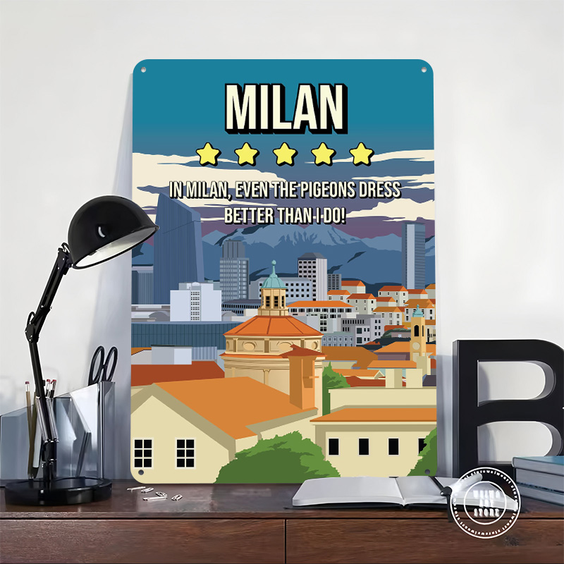Milan Funny Review - Póster de - Review Home Decor reseña y precio