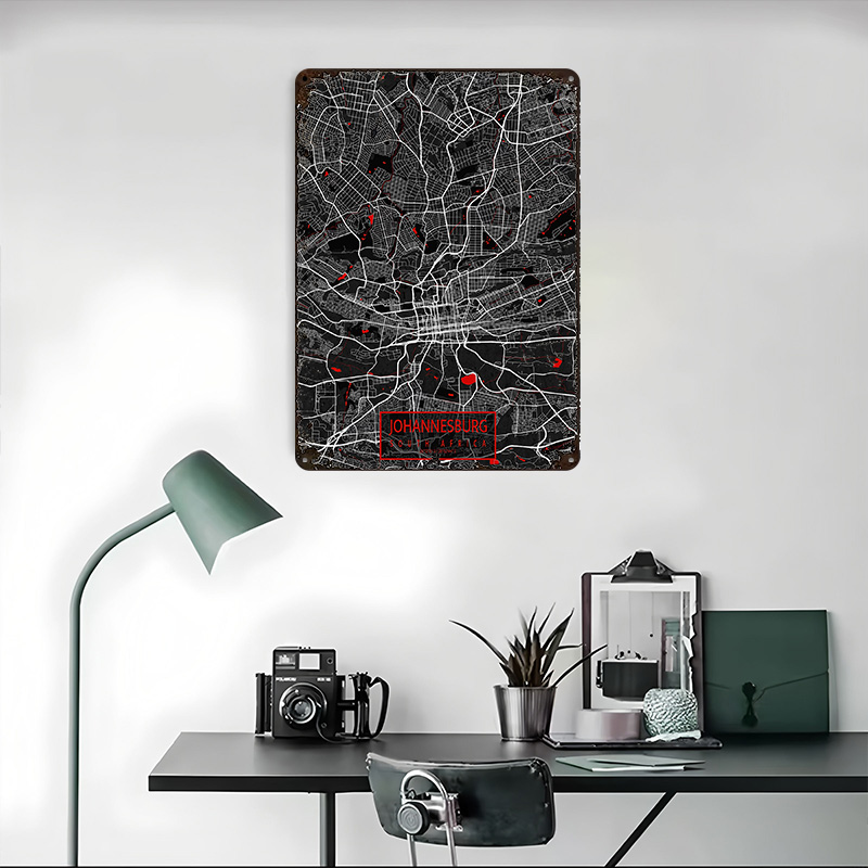 Mapa de la ciudad de Johannesb - Home Decor Johannesburg reseña y precio