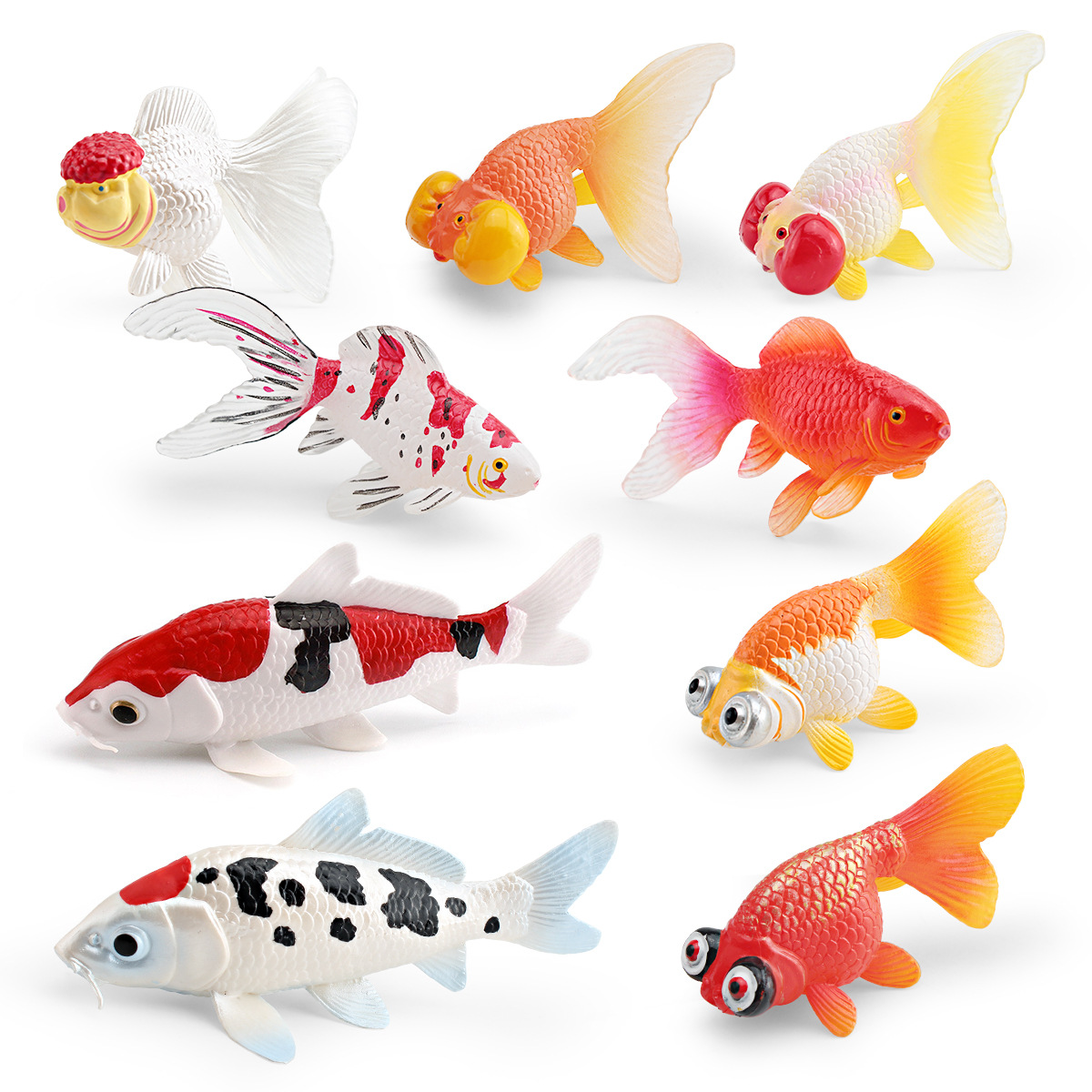 Pez dorado de plástico realist - Review Home Decor reseña y precio