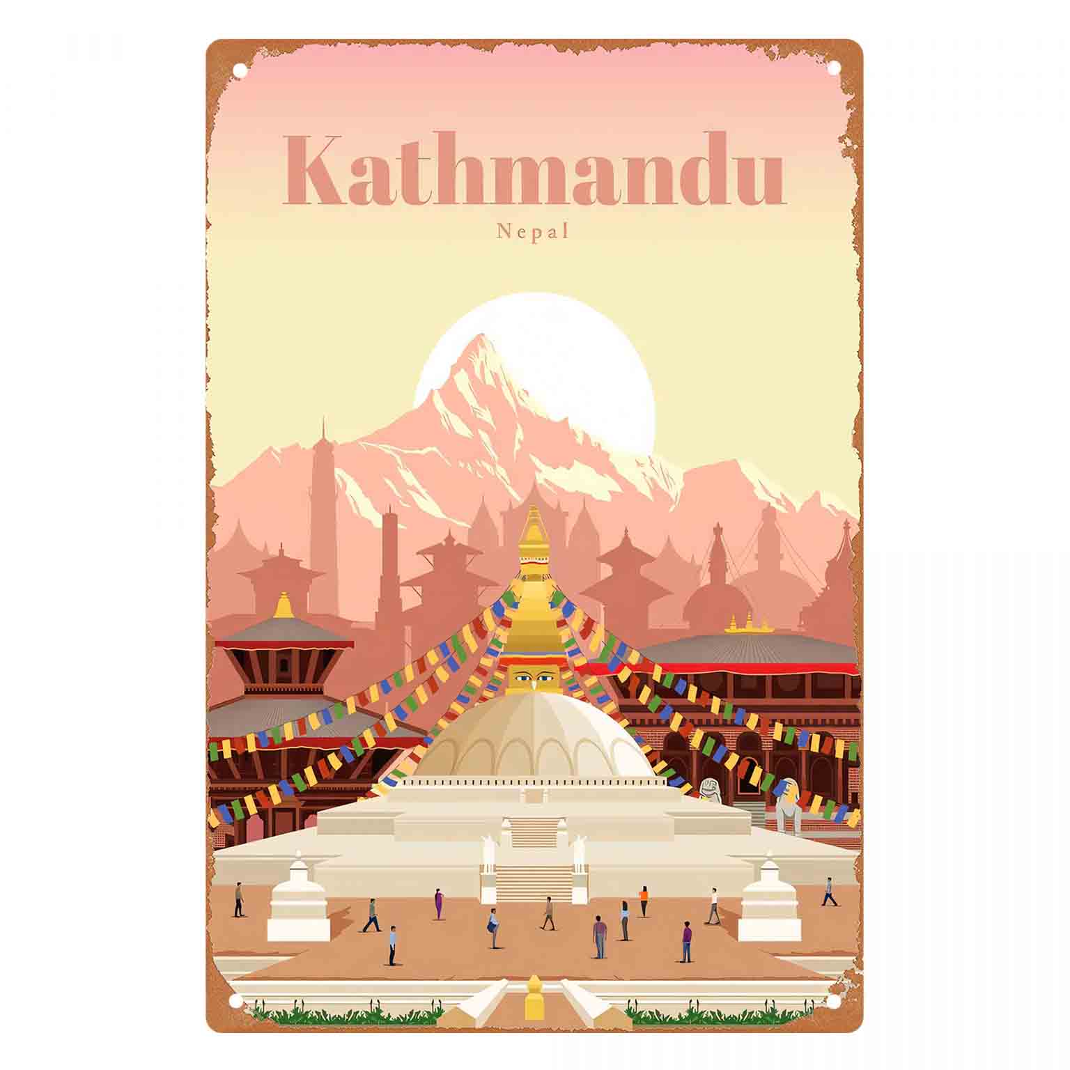 Póster plano 2D de 1 pieza con - Home Decor Kathmandu reseña y precio