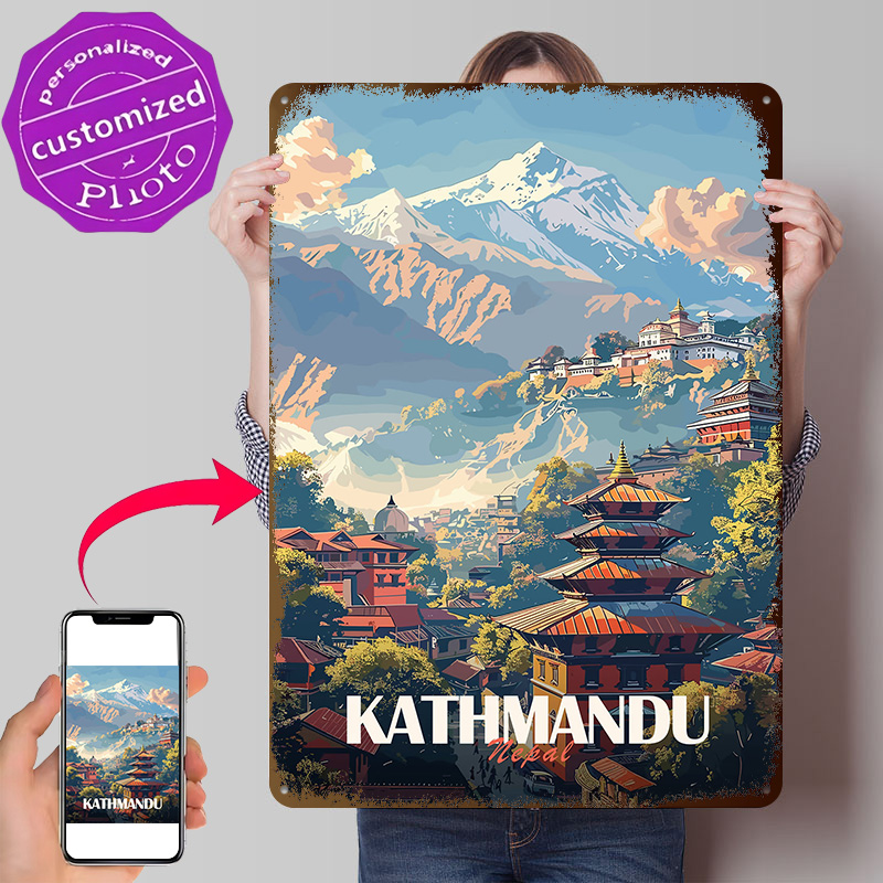 Póster del Paisaje Urbano de K - Home Decor Kathmandu reseña y precio