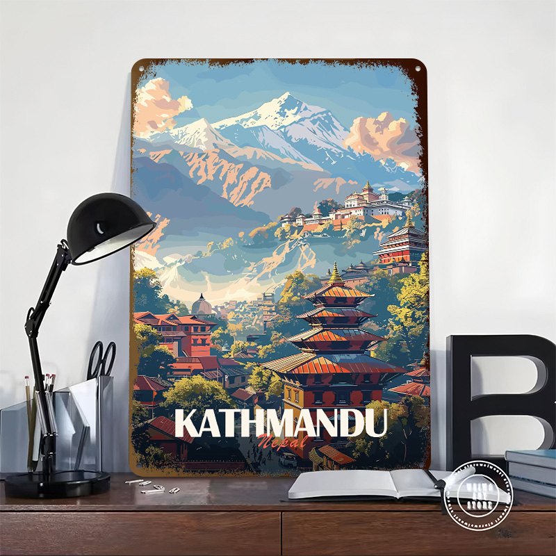 Póster del Paisaje Urbano de K - Home Decor Kathmandu reseña y precio