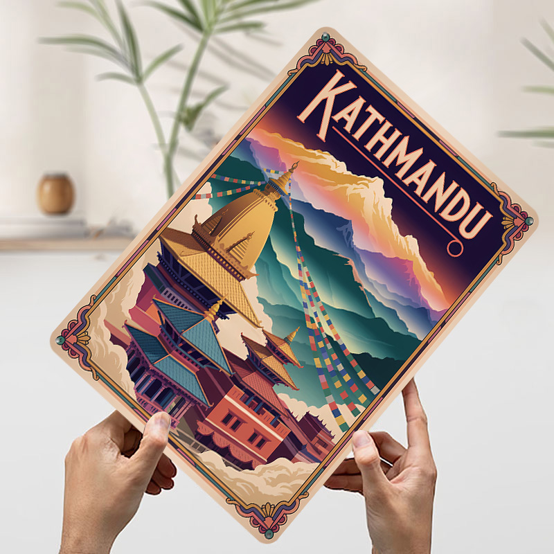 Póster de Arte de Viaje a Kath - Home Decor Kathmandu reseña y precio