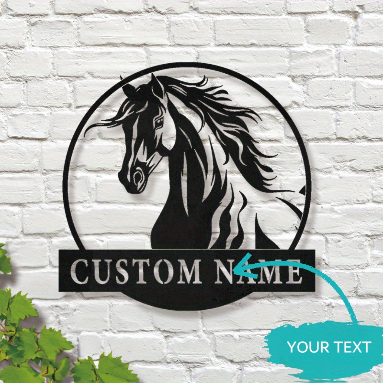 Arte de pared de caballo de me - Home Decor Handmade reseña y precio