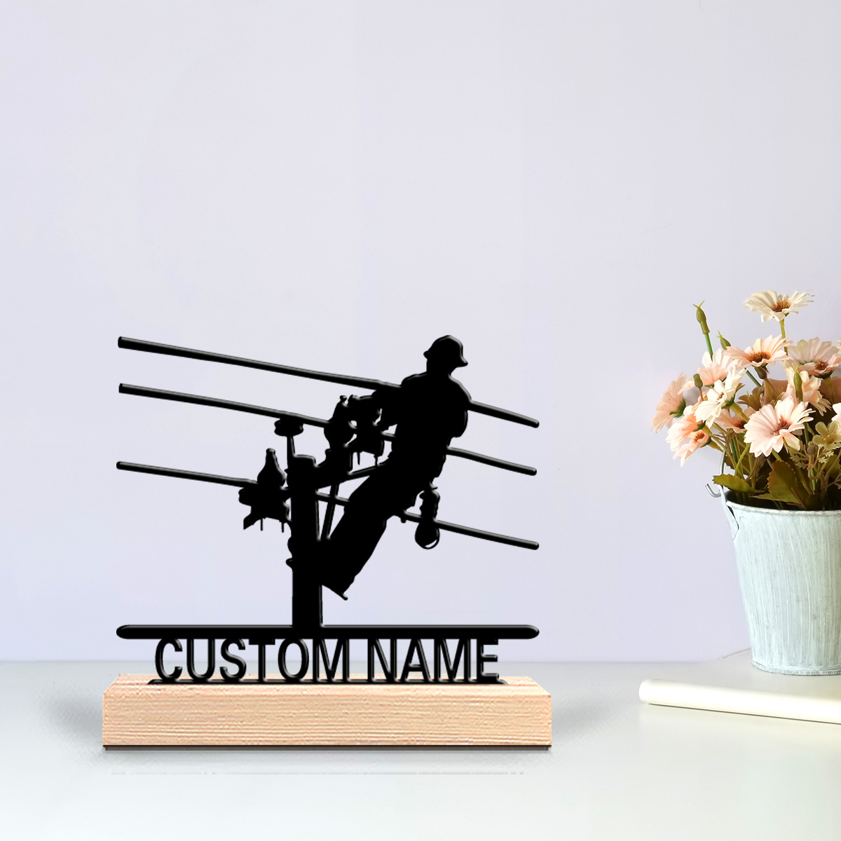 Estatua Metálica de Electricis - Home Decor For Wedding reseña y precio