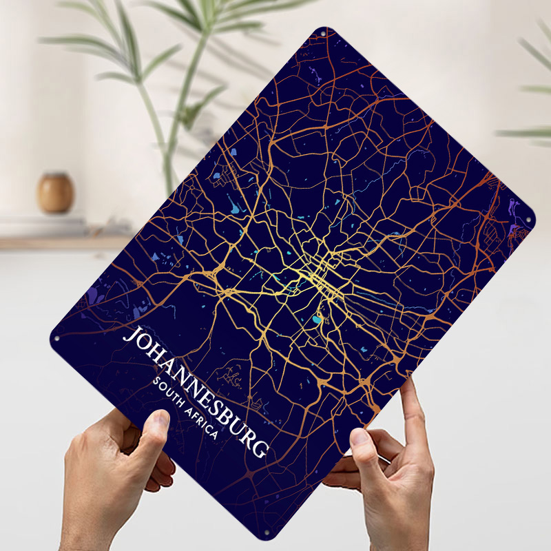 Mapa de la Ciudad de Johannesb - Home Decor Johannesburg reseña y precio