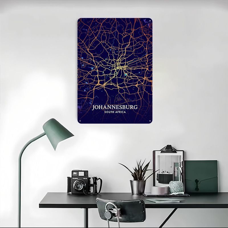Mapa de la Ciudad de Johannesb - Home Decor Johannesburg reseña y precio
